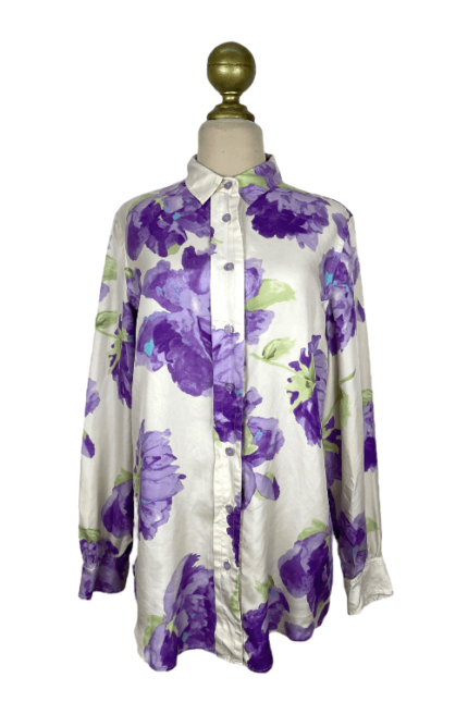 Camisa Liz Claiborne Lila