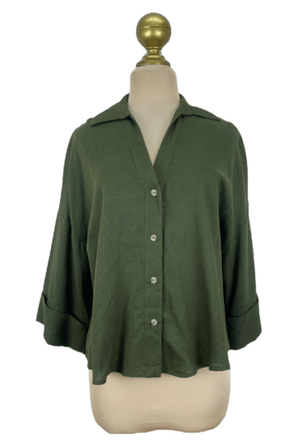 Camisa Zara Verde