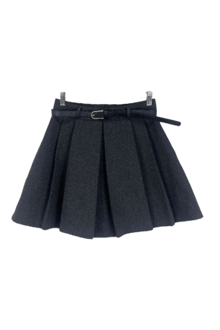 Falda Short Boutique Gris