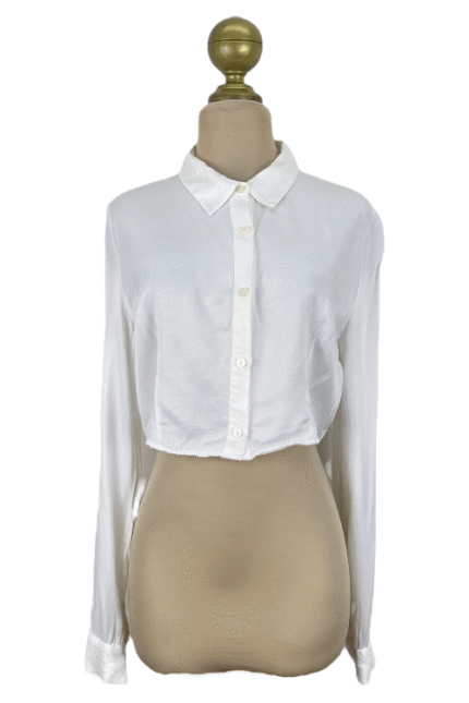 Camisa Bershka Blanco