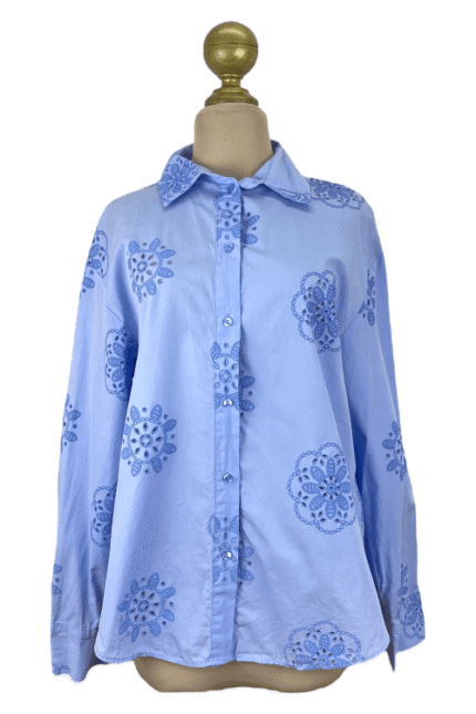 Camisa Zara Azul