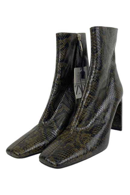 Botines Zara Animal Print