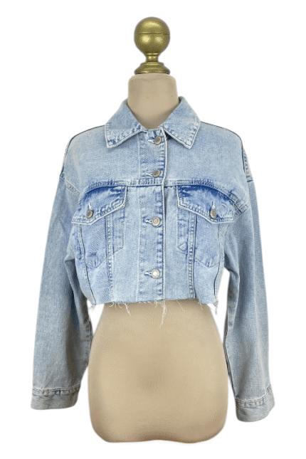 Chamarra Bershka Azul