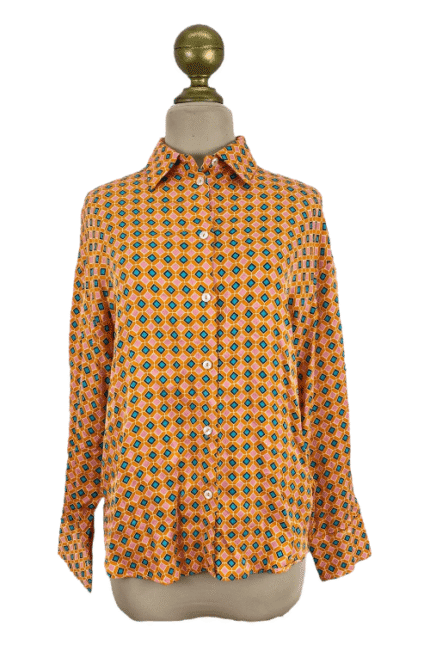 Camisa Zara Naranja