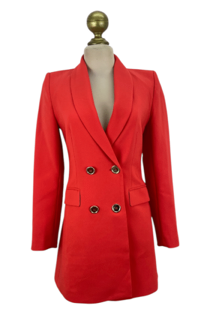 Blazer Zara Rojo